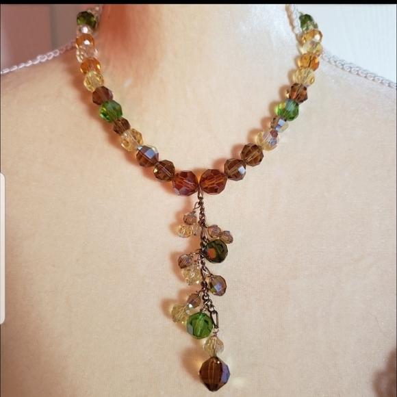 Vintage Crystal Necklace - Picture 1 of 5